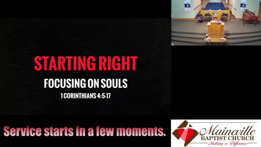 Focusing on Souls: Starting Right