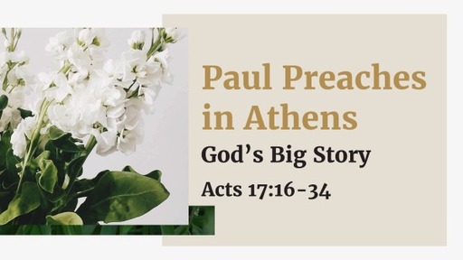 Paul Preaches in Athens
