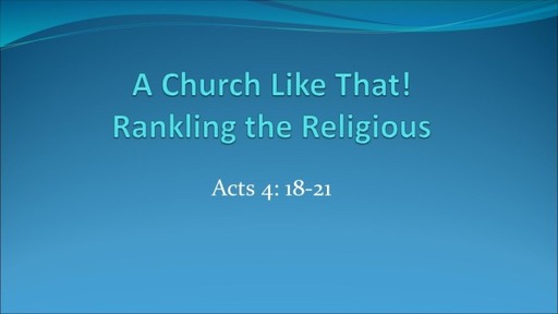 Rankling the Religious