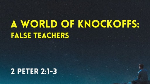 A World of Knockoffs: False Teachers