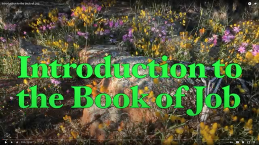 Introduction to the book of Job