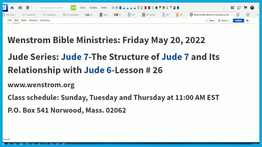 Jude 7 The Structure Of Jude 7 And Its Relationship With Jude 6 Logos