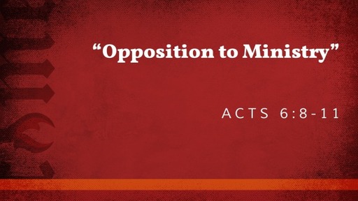 "Opposition to Ministry"