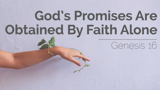 God’s Promises Are Obtained By Faith Alone | Genesis 16 | 22nd May 2022 PM