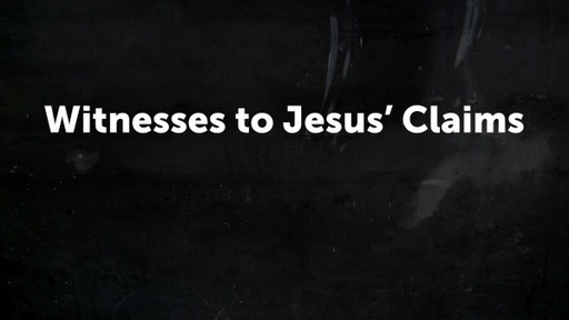 Witnesses to Jesus' Claims
