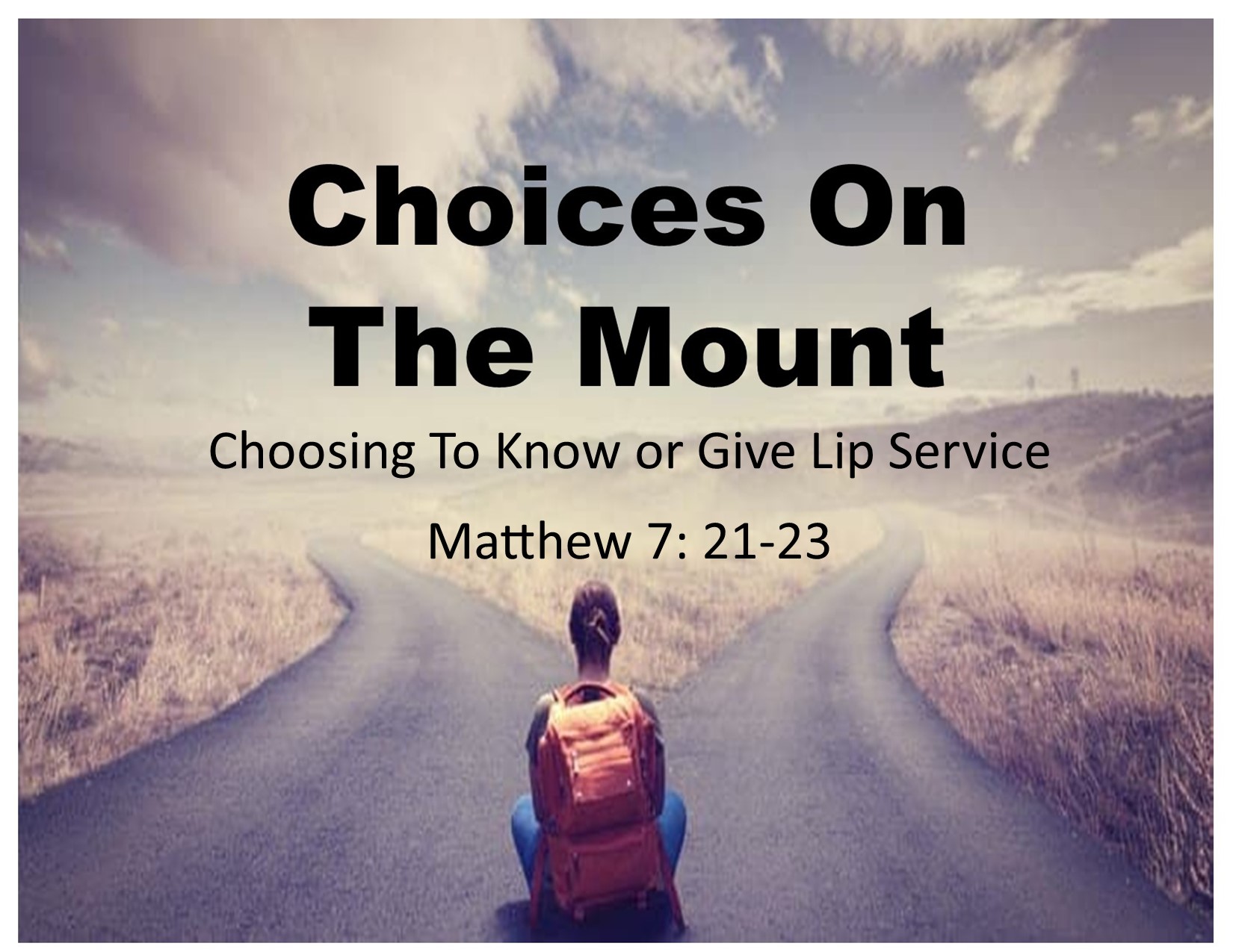 Choosing To Know Or Give Lip Service Logos Sermons