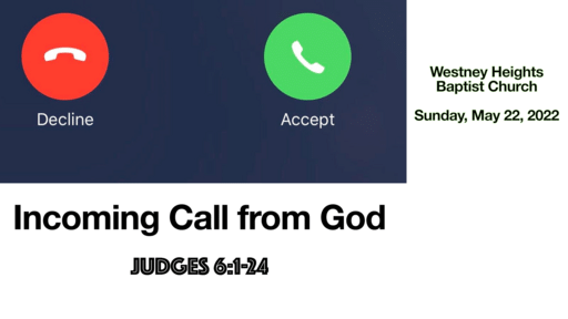 Incoming Call from God (May 22nd, 2022)