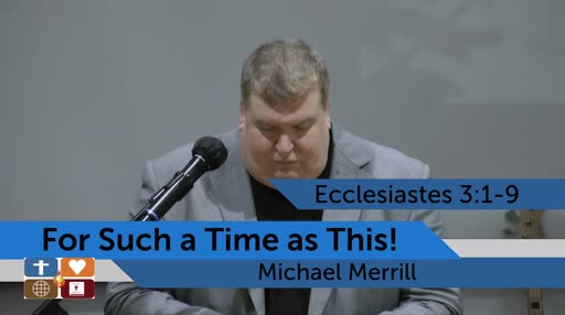 For Such A Time As This