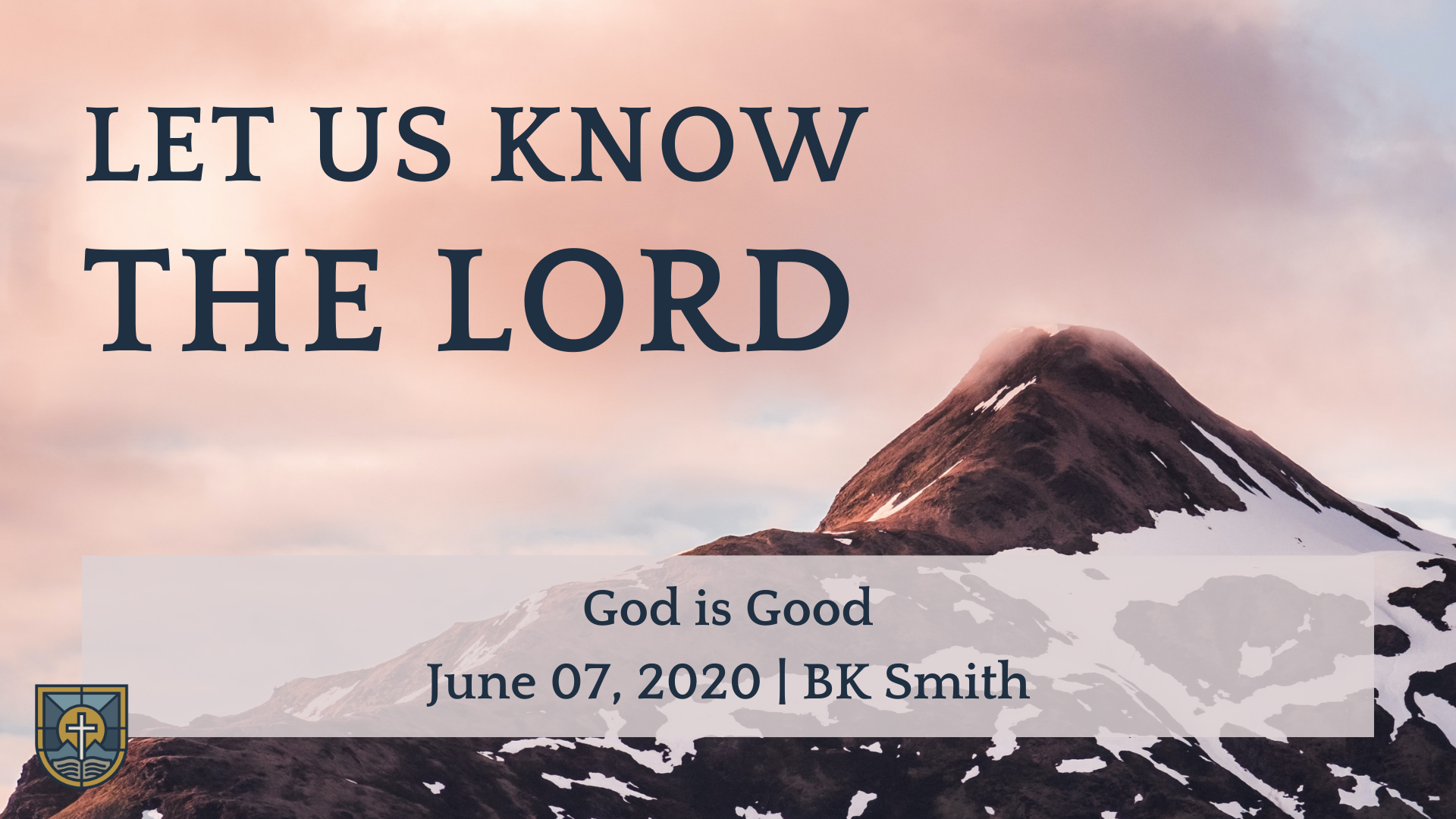 God is Good Faithlife Sermons