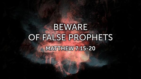 Beware Of False Prophets Logos Sermons