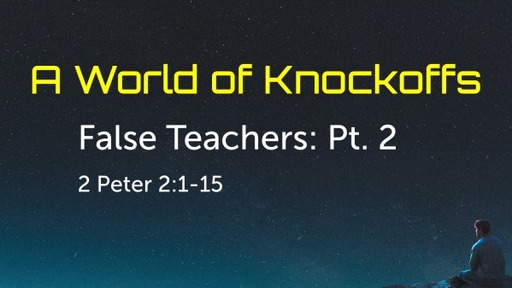 A World of Knockoffs: False Teachers Part 2