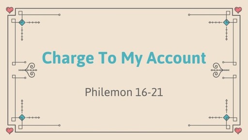 Charge To My Account