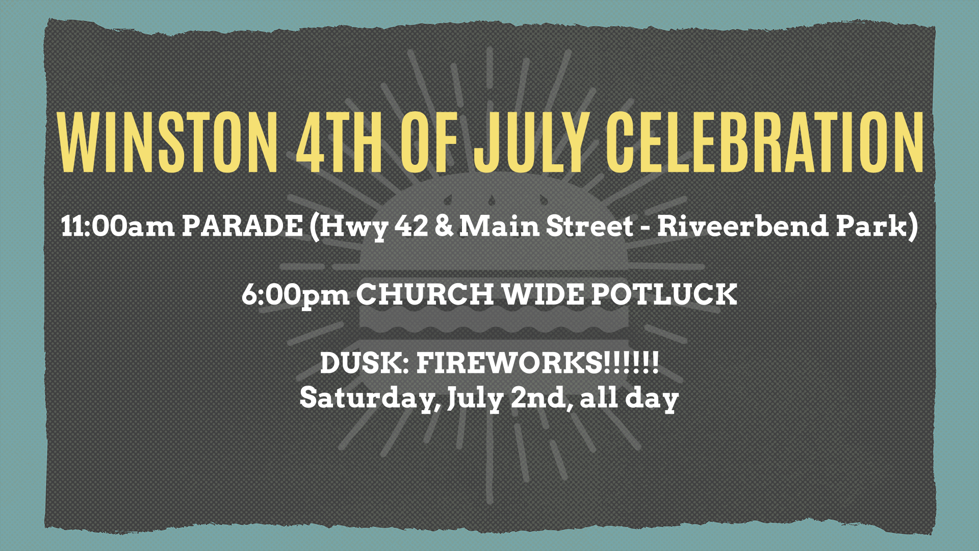 WINSTON 4th Of July Celebration