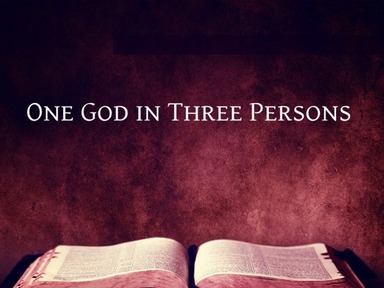 One God In Three Persons - David Kanski