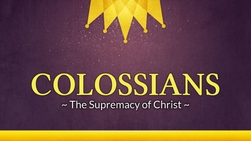 Colossians 1:24-29 Pt 1 (Lost Audio)