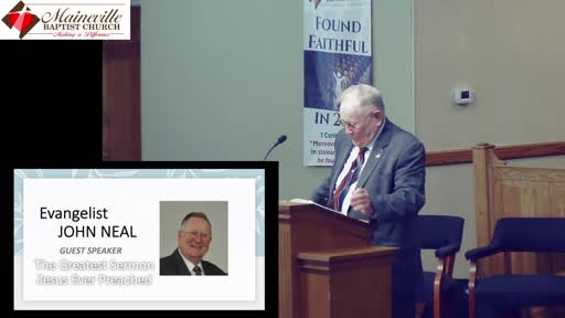 Evangelist John Neal PM