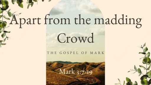 Mark -far from the madding crowd