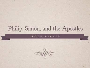 Philip, Simon, and the Apostles