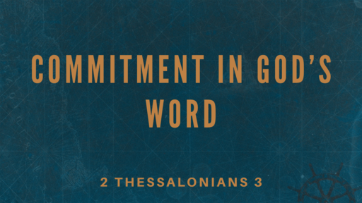 Commitment In God's Word
