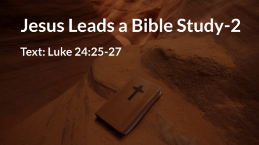 Jesus Leads a Bible Study-2