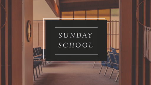English: Sunday School