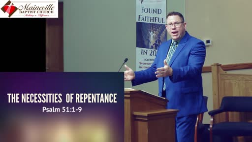 The Necessities of Repentance