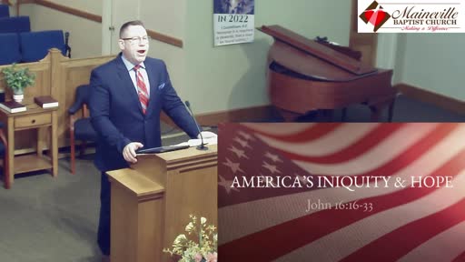 America's Iniquity & Hope