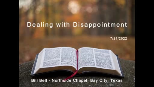 Dealing with Disappointment
