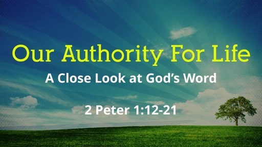 03. Our Authority For Life