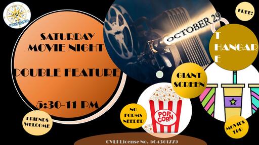 Movie Night Double Feature October 2022 PIC Movie Night Double Feature October 2022 PIC