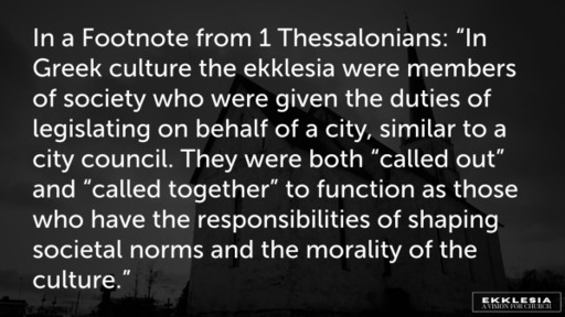 Ekklesia, Part 8