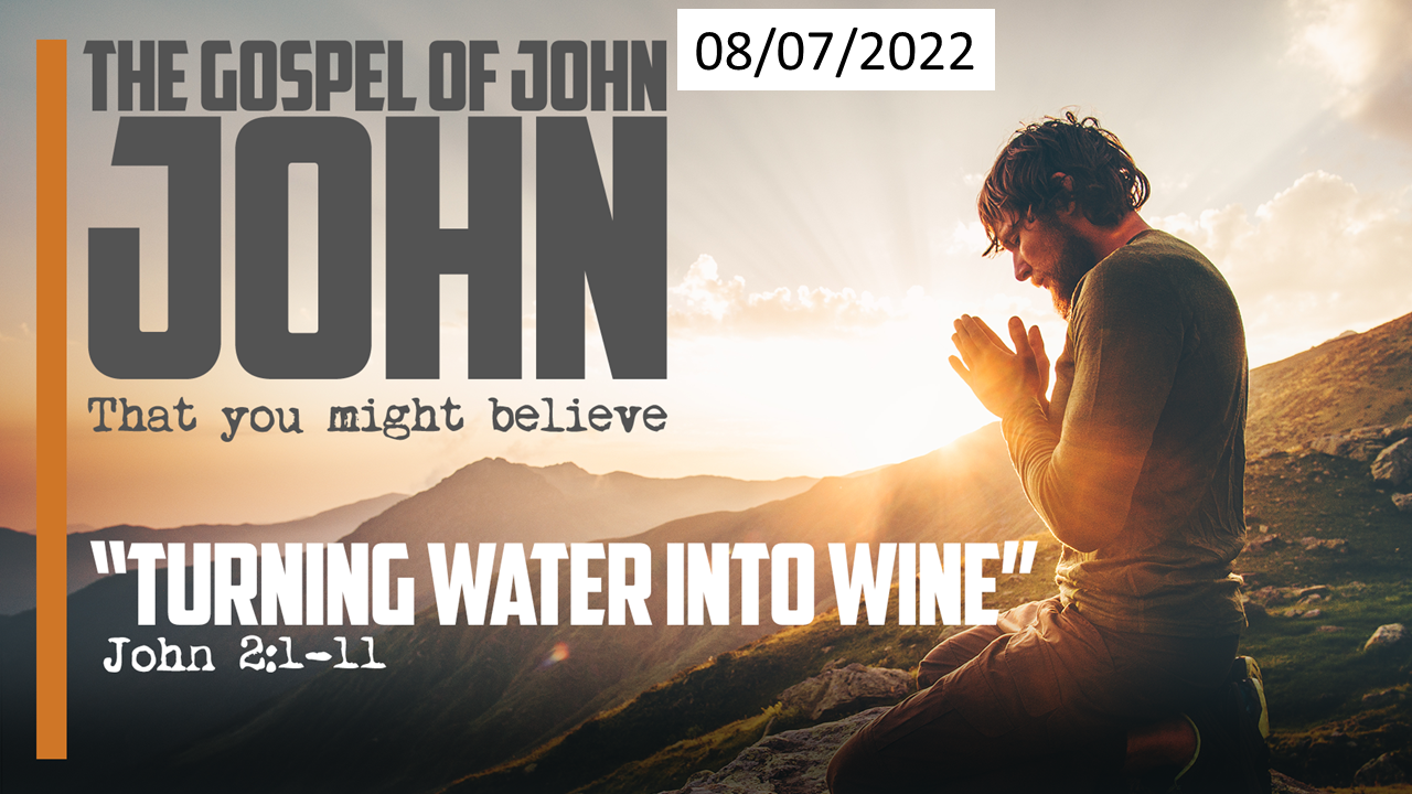 Turning Water Into Wine Logos Sermons