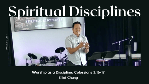 The Discipline of Worship