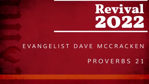 Revival Sunday Evening - Dave McCracken Revival Sunday Evening - Dave McCracken