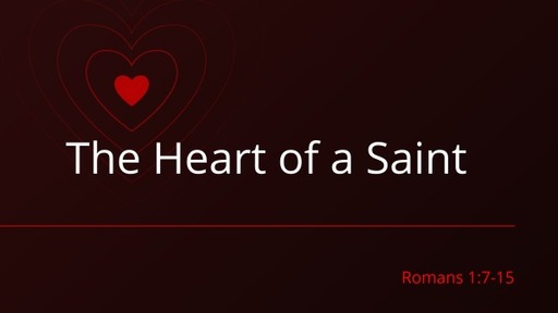 The Heart Of A saints?