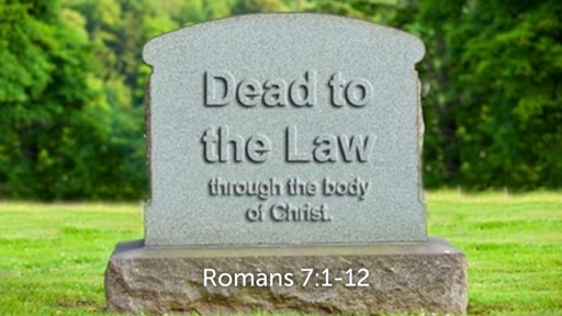August 28, 2022 - DEAD TO THE LAW, pt. 1