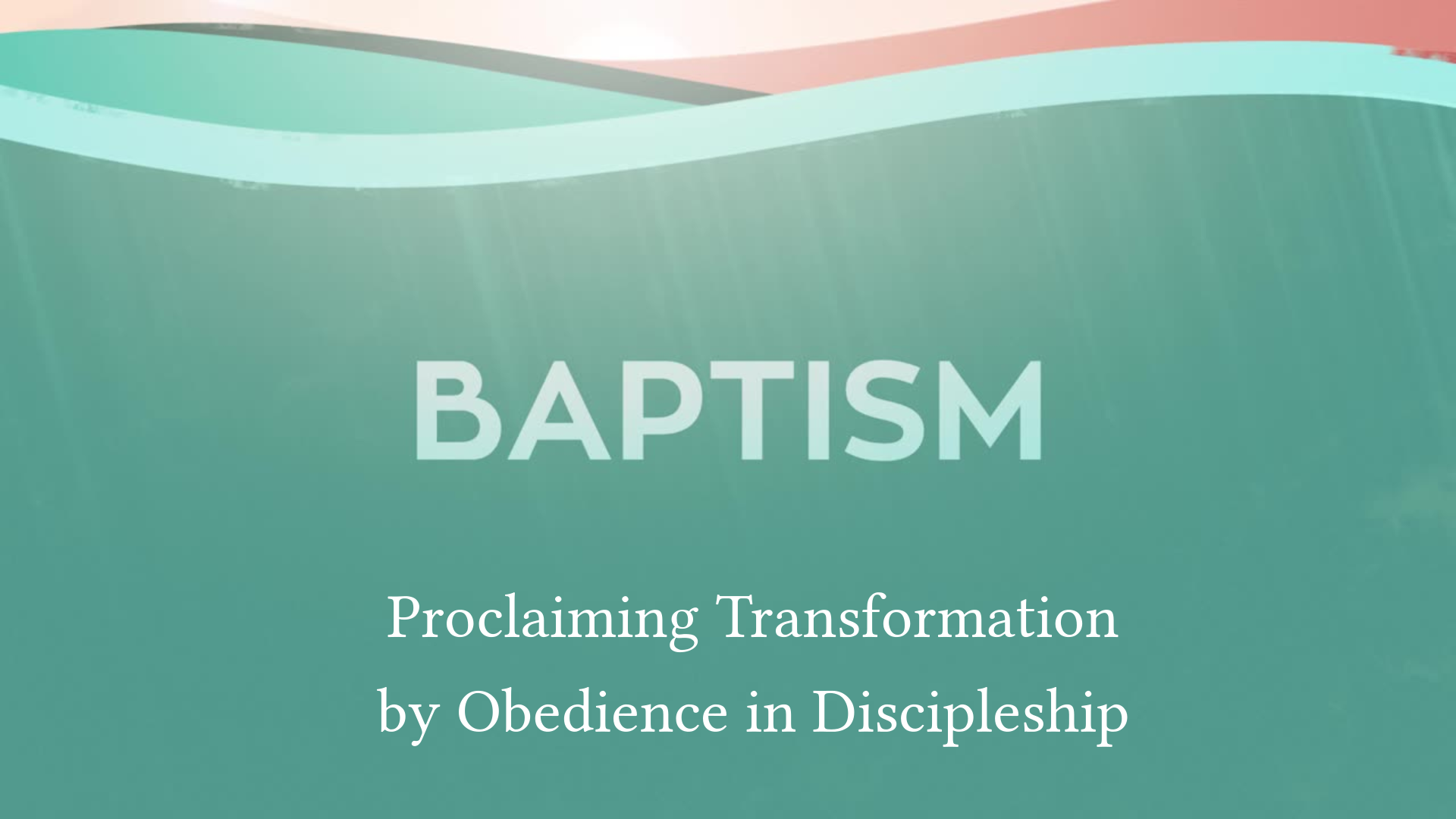 Baptism Testimonies Logos Sermons
