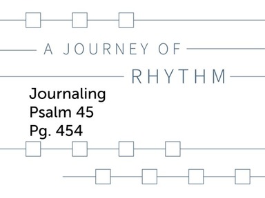 A Journey of Rhythm - Journaling
