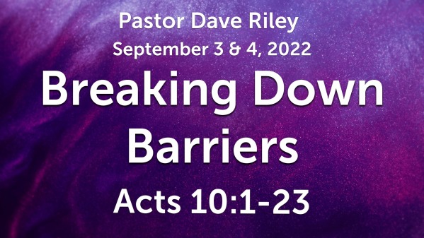 Breaking Barriers: Identify the barrier - Logos Sermons