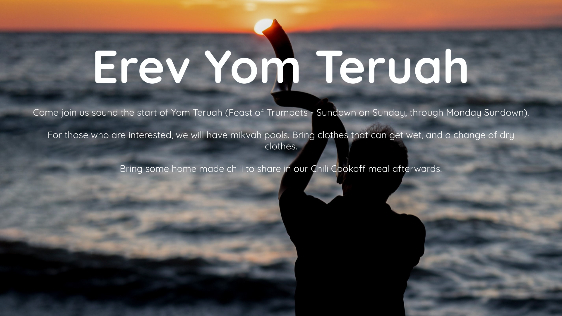 Erev Yom Teruah