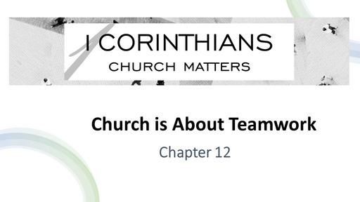 Church is About Teamwork