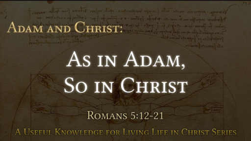 As in Adam, So in Christ