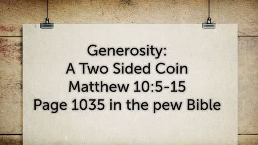 Generosity: A Two-Sided Coin