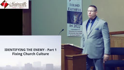 Fixing Church Culture: Identifying the Enemy Part 1