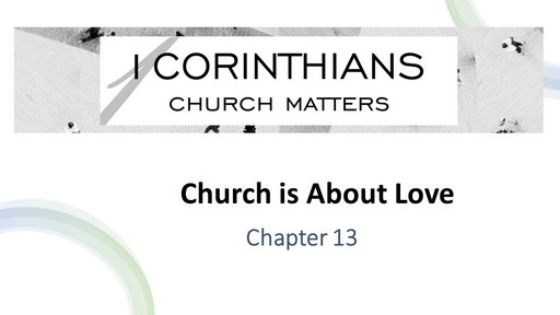 Church is About Love