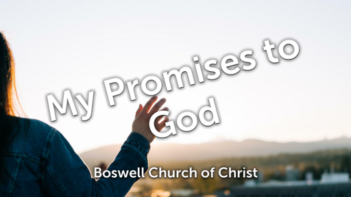 My Promises to God 3 of 4