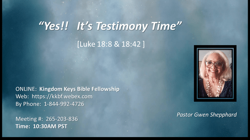 Yes -- It's Testimony Time - Logos Sermons