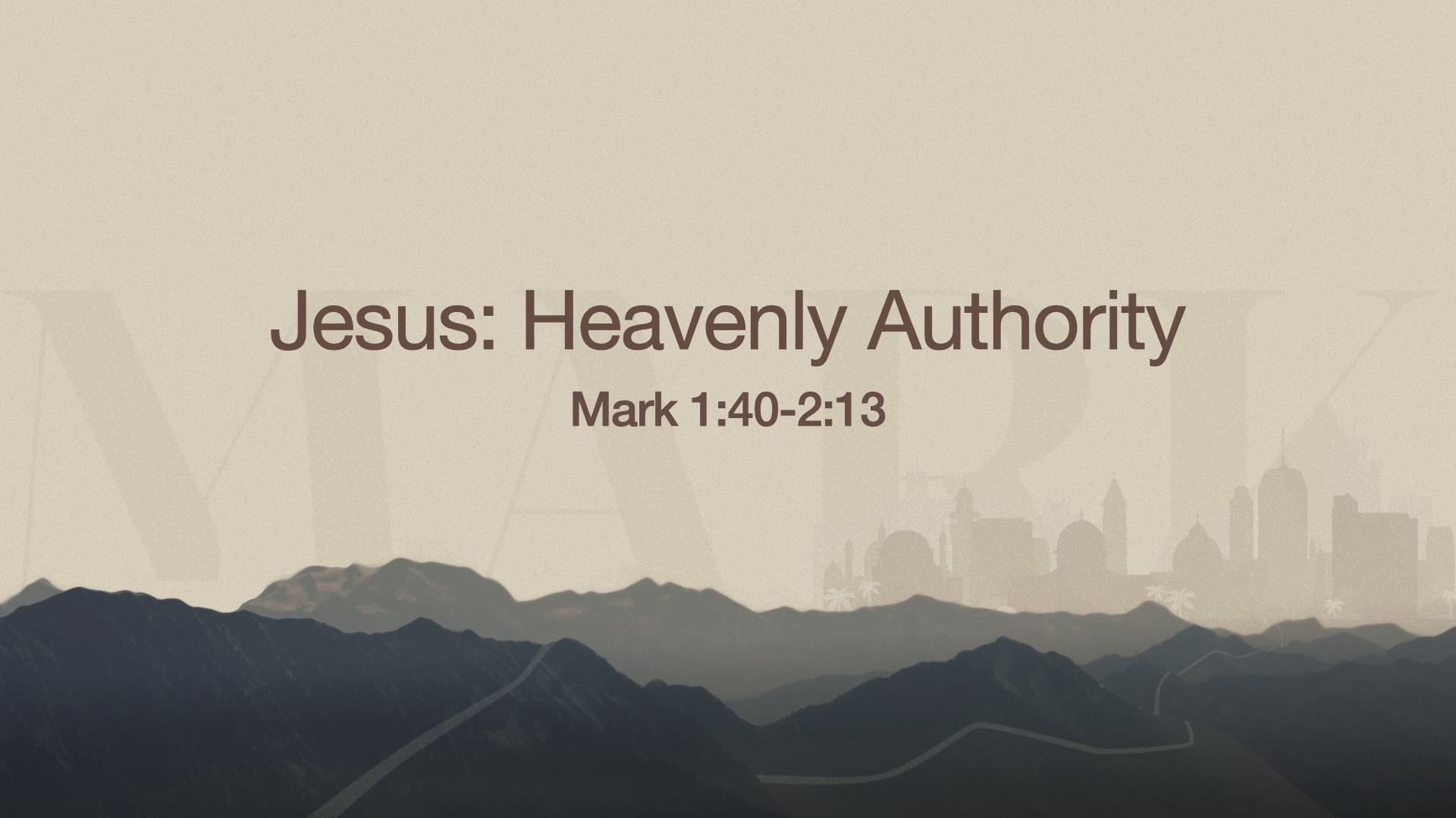 3. Jesus: Heavenly Authority - Logos Sermons