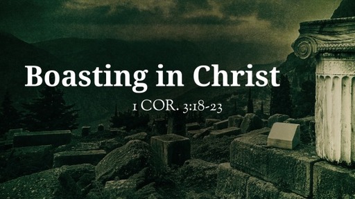 Boasting in Christ