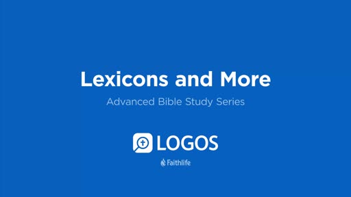 14. Lexicons and More